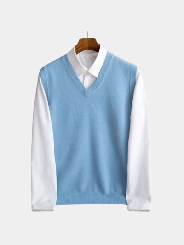 100% Merino Wool Sweater Vest -