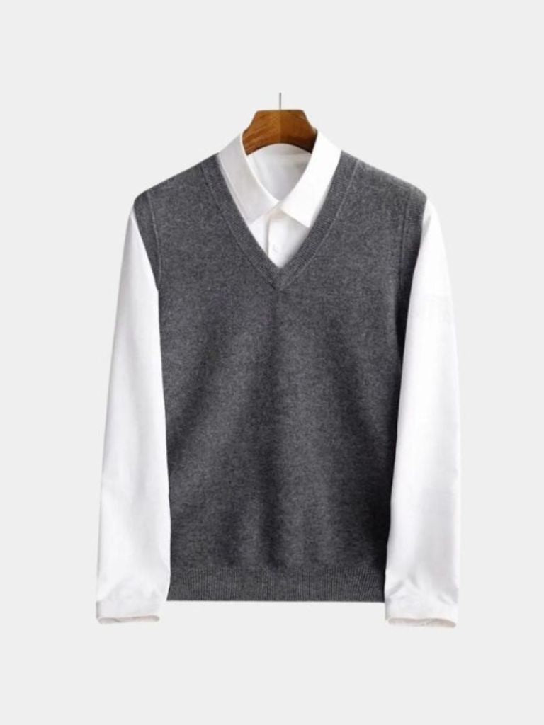100% Merino Wool Sweater Vest -