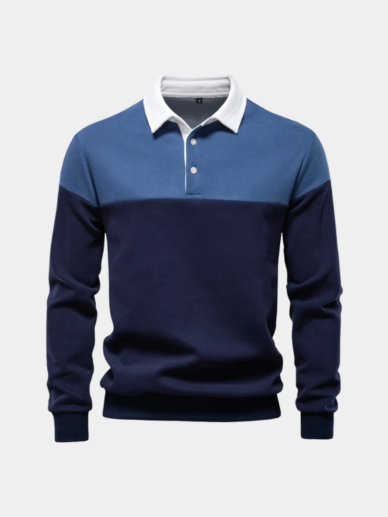 Alpine Zip-Neck Polo Pullover -