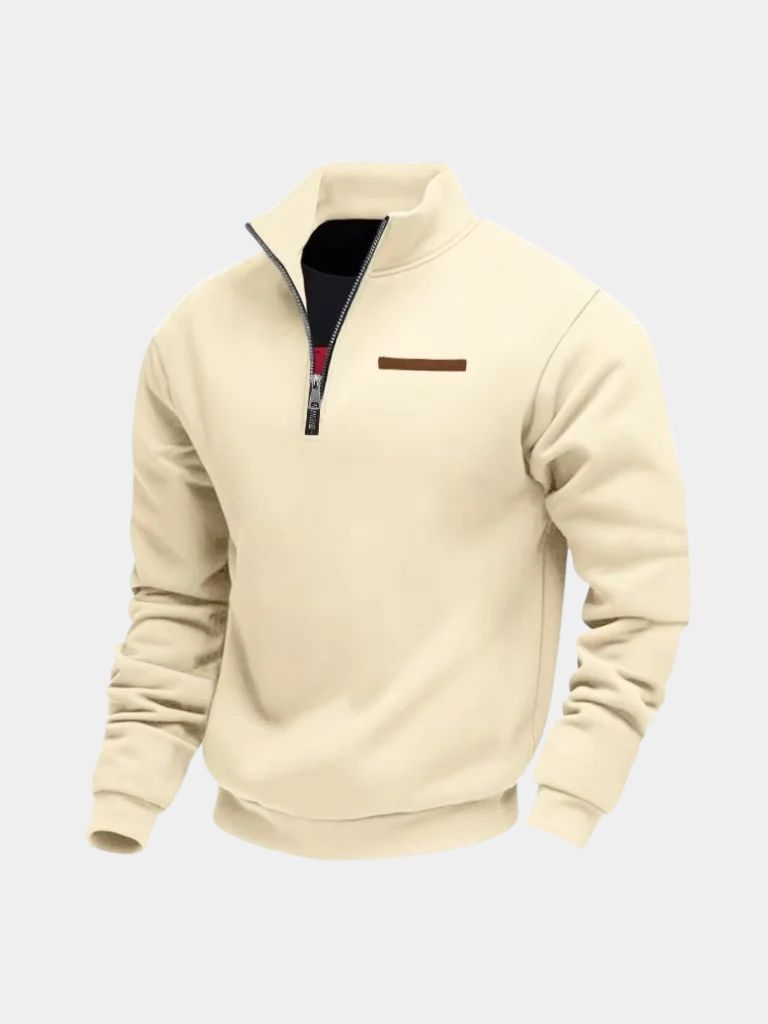 Slate Urban High Collar Pullover -
