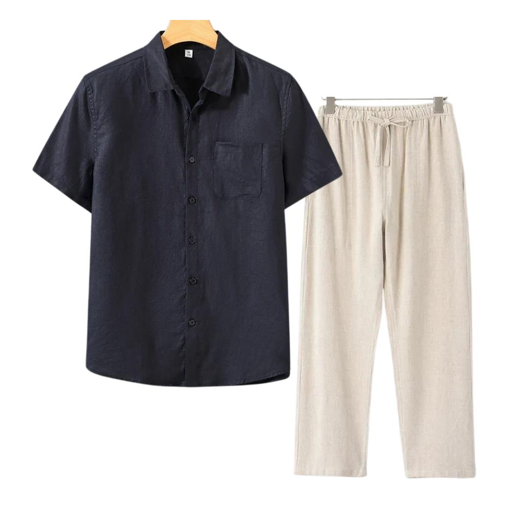 TheighT Linen Set (Short)
