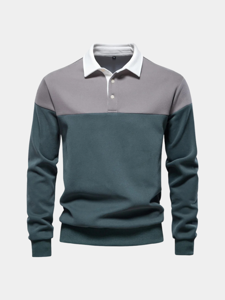 Alpine Zip-Neck Polo Pullover -