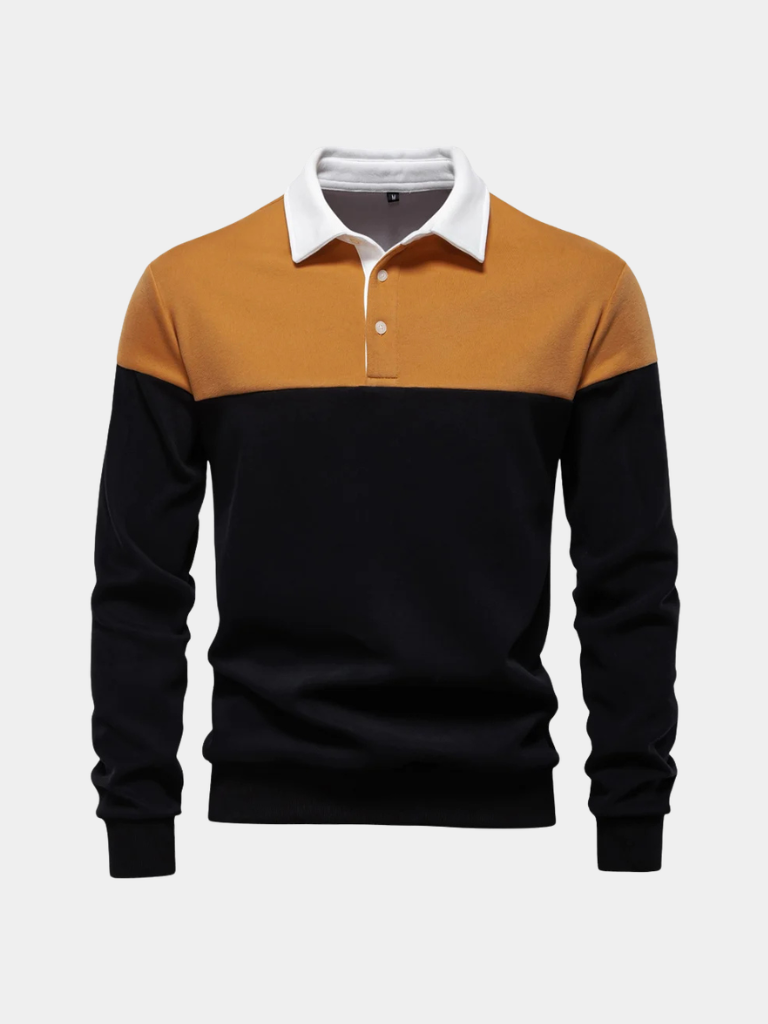 Alpine Zip-Neck Polo Pullover -