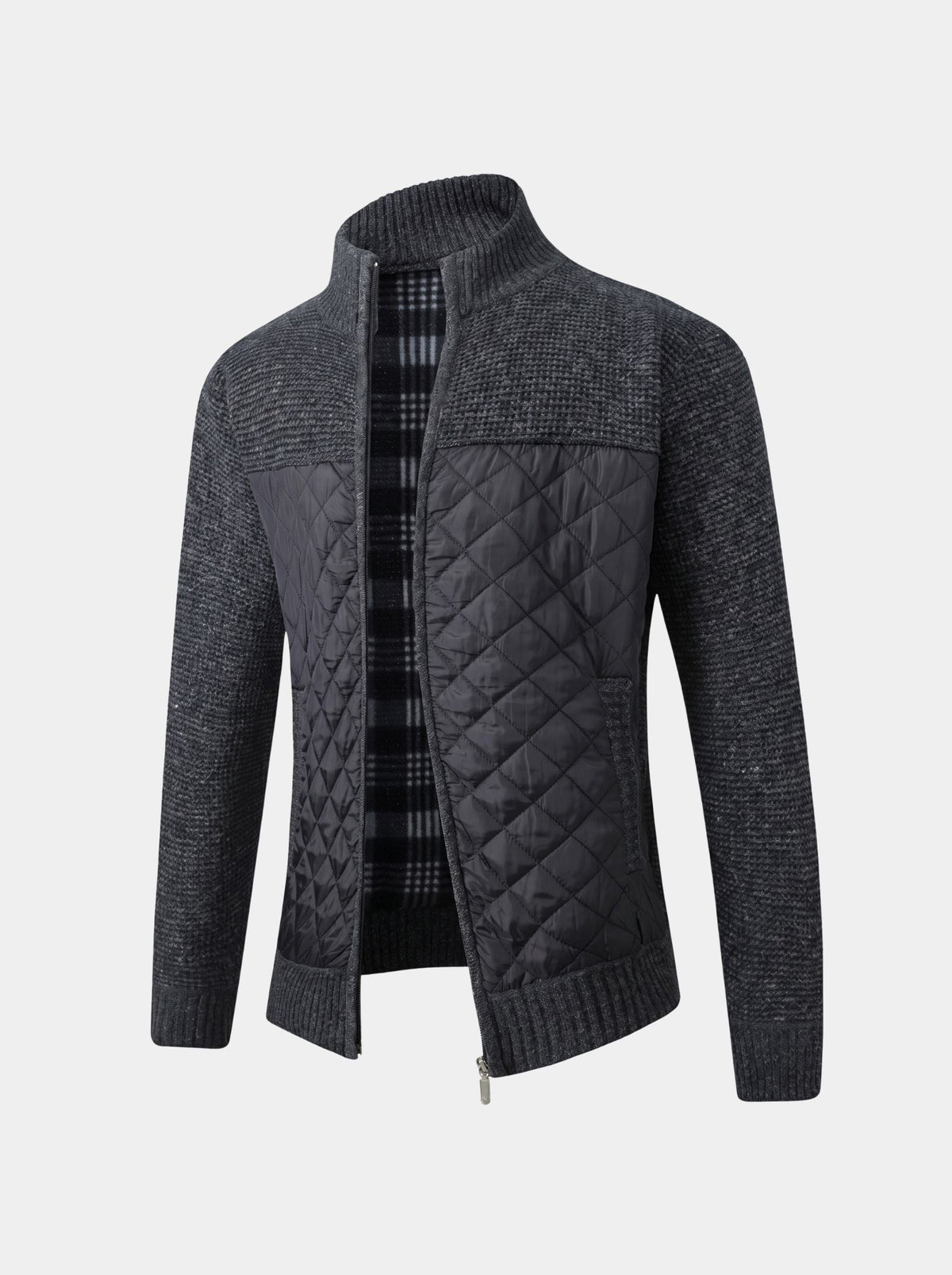 Vertex Diamond-Panel Jacket –