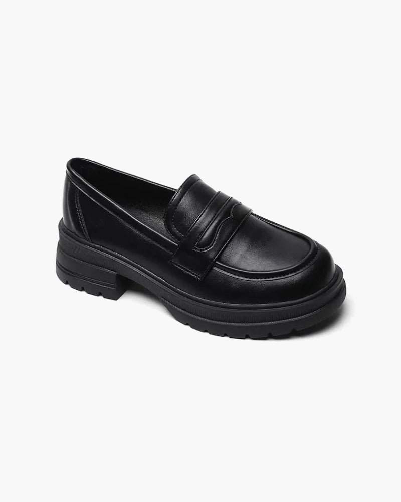 Mocassins em pele