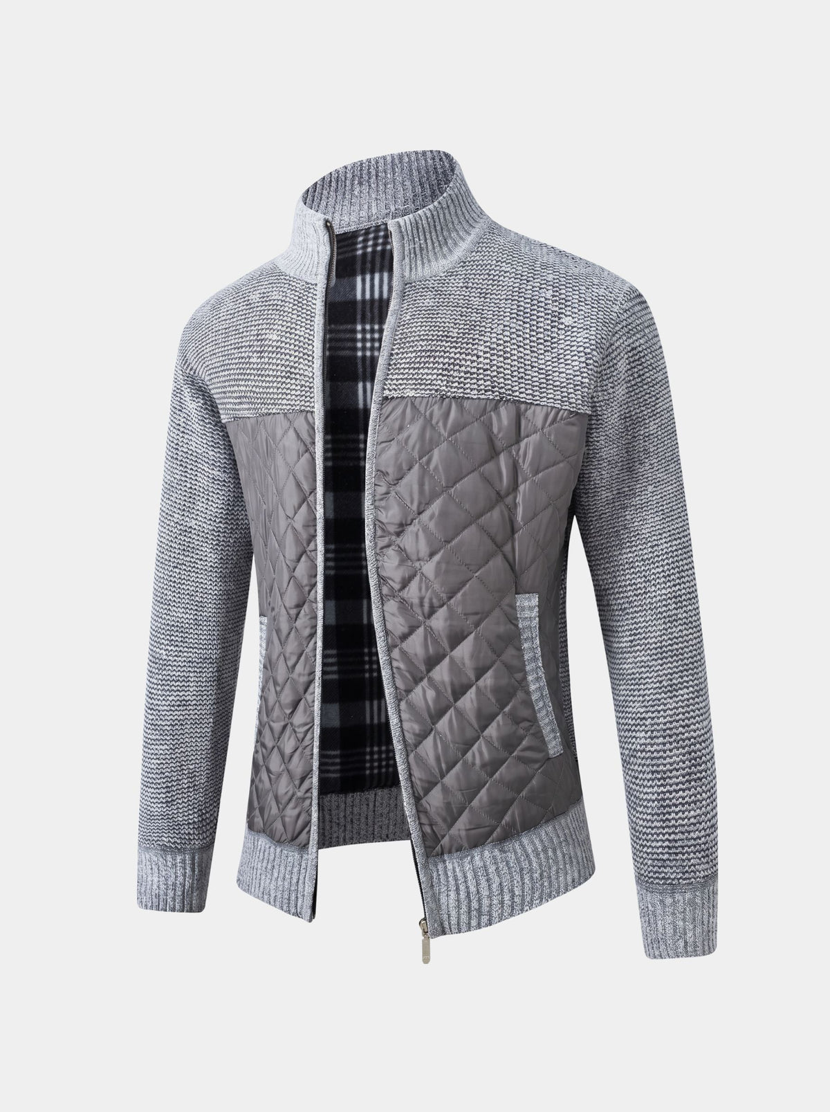 Vertex Diamond-Panel Jacket –