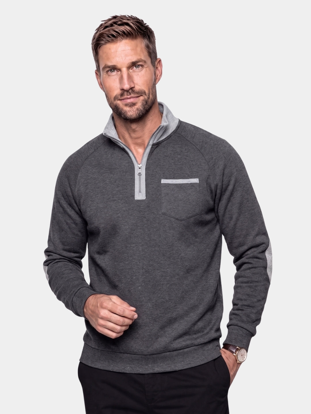 Classic Academy High Collar Pullover -