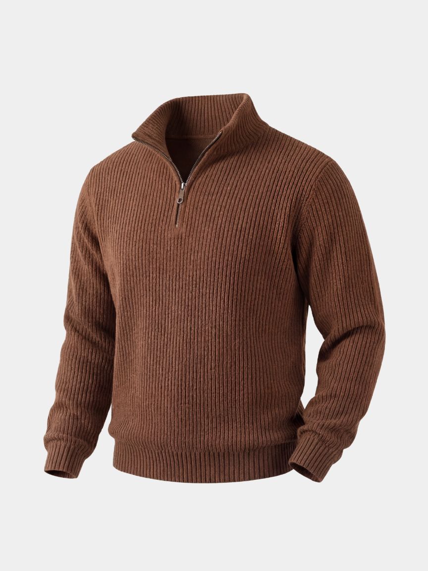 Classic Highland Quarter-Zip Sweater -