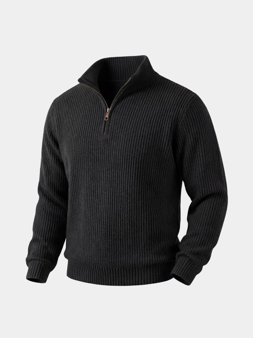 Classic Highland Quarter-Zip Sweater -