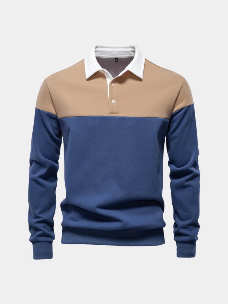 Alpine Zip-Neck Polo Pullover -