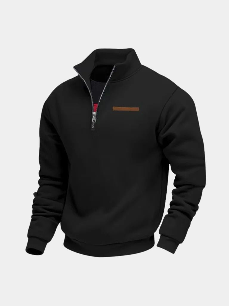 Slate Urban High Collar Pullover -