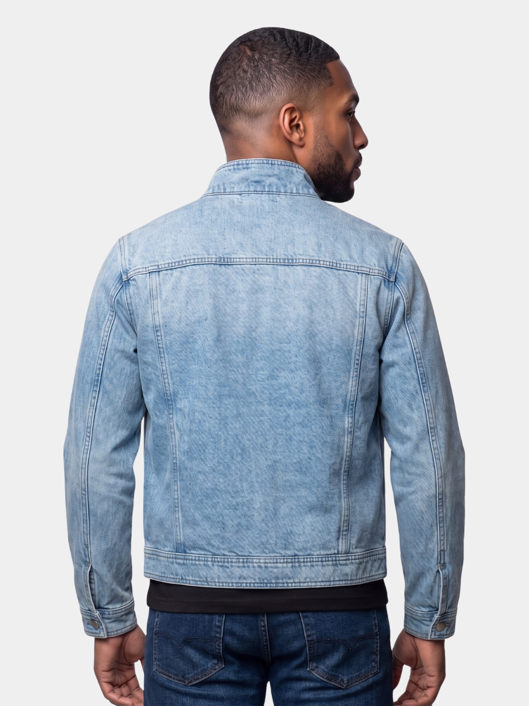 Valmont Vintage Wash Blue Jacket -
