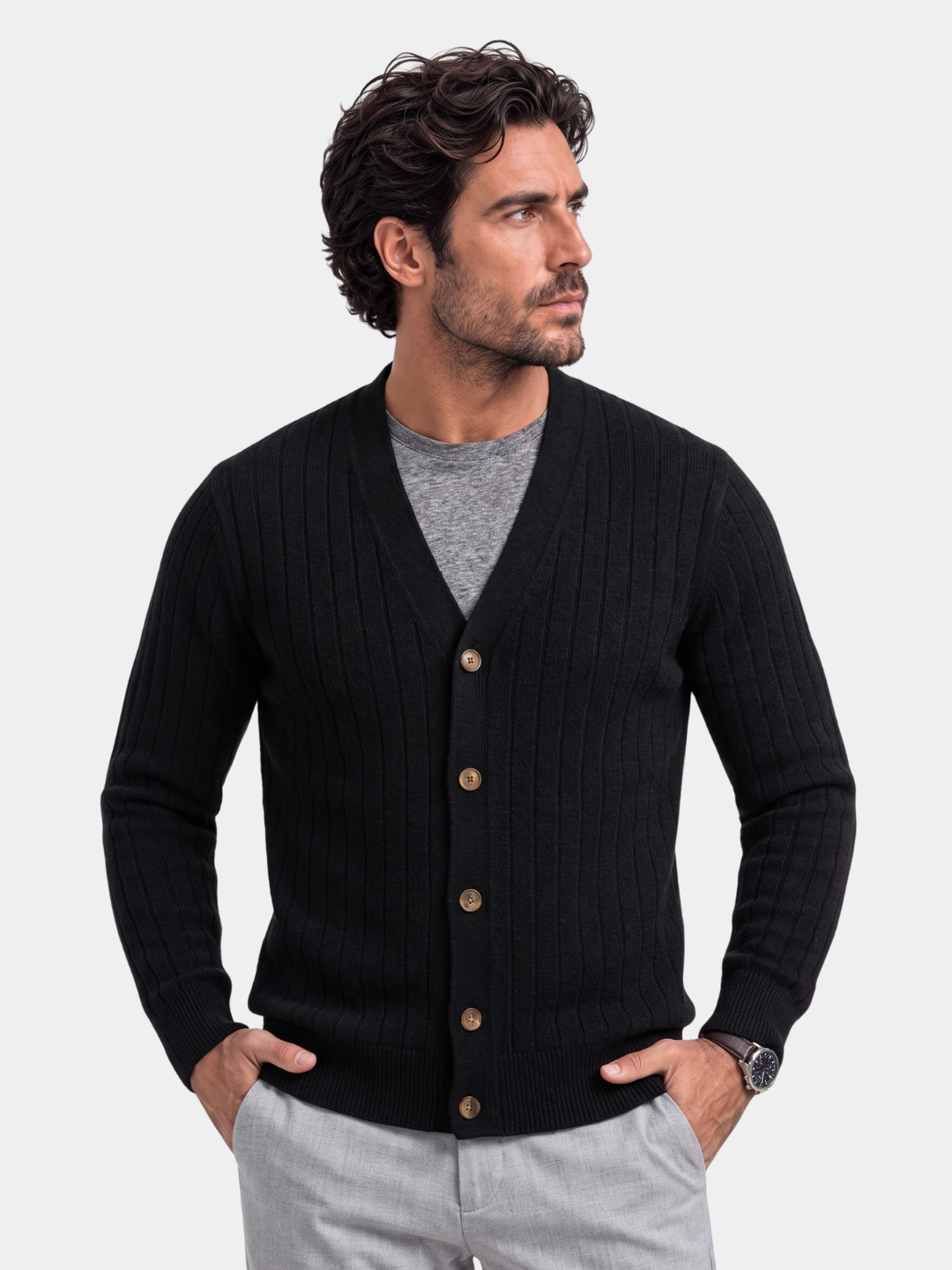 Knit Casual Cardigan - Nikiam