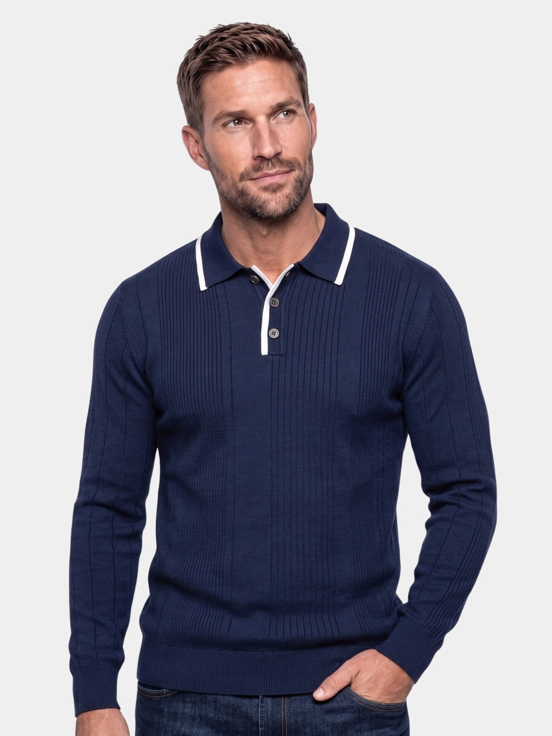 Langford Polo Knit Shirt - Cross & Crown