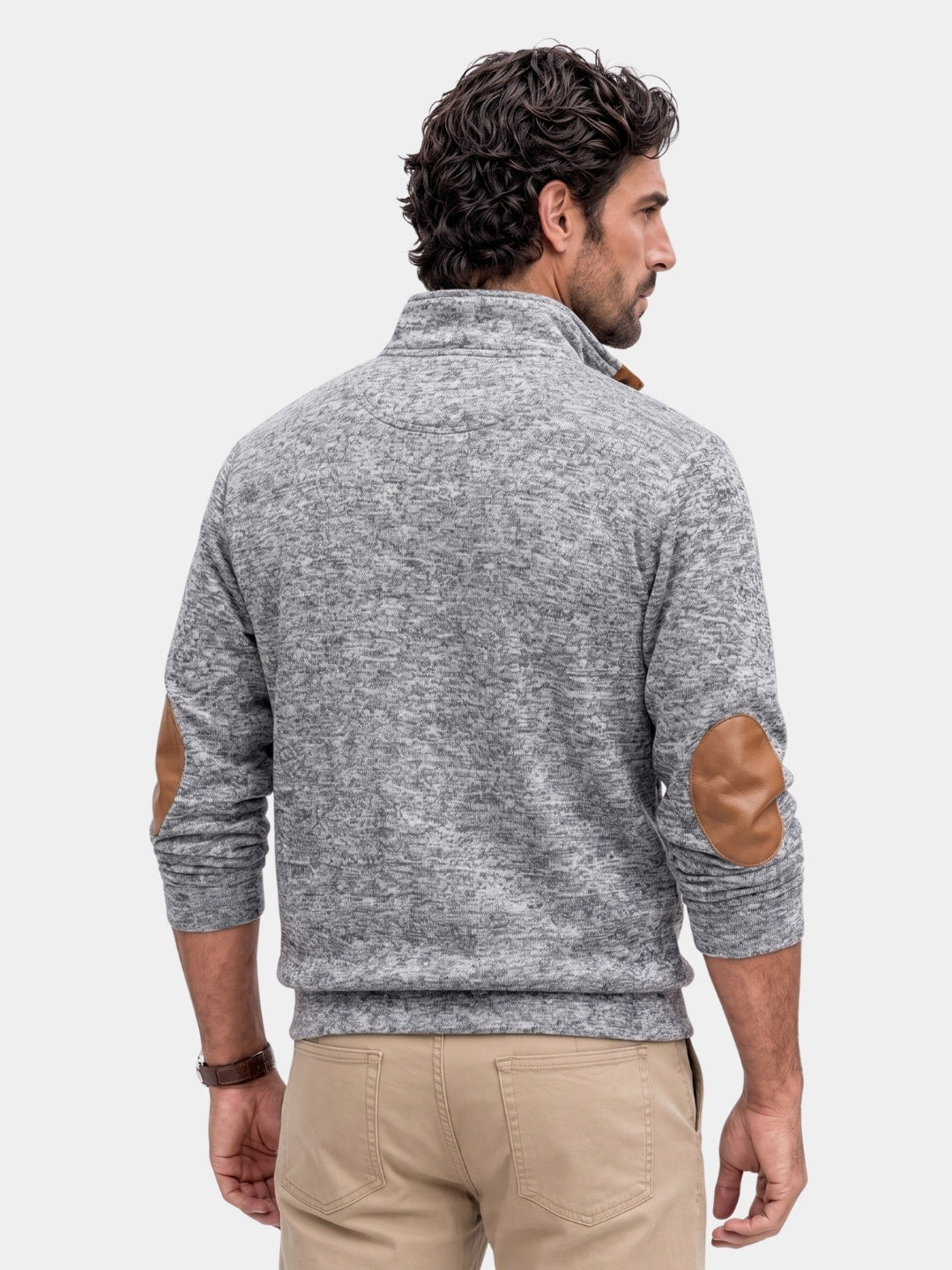 Lucien Heritage Elbow High Collar Pullover -