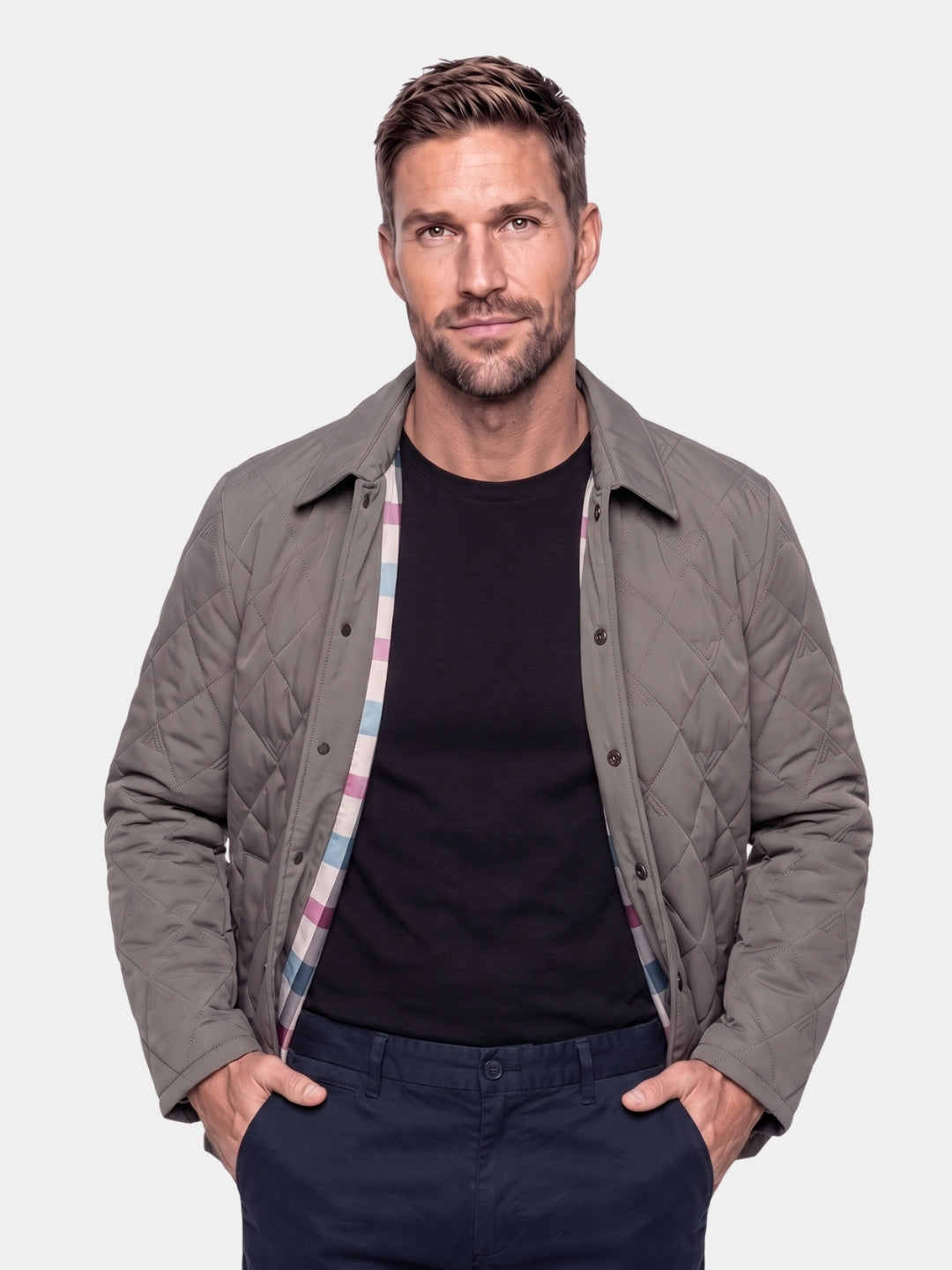 Luxe Sophisticated Layered Jacket - Cross & Crown