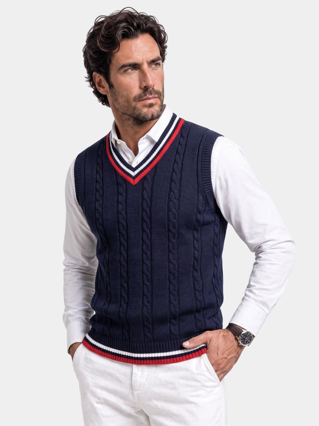 Old Money Essential Knit Vest -