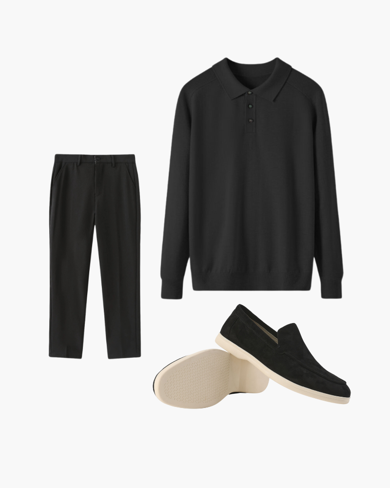 Winter-Outfit 1 – Stilvolles Abendessen