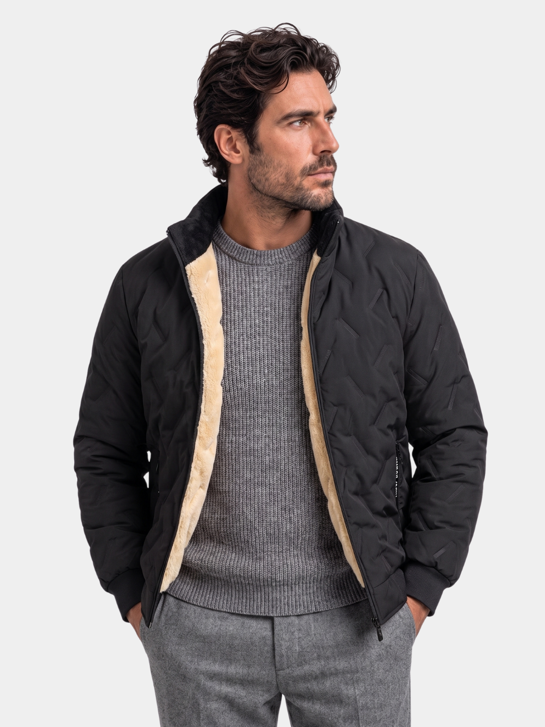 Premium Classic Sherpa Winter Jacket –