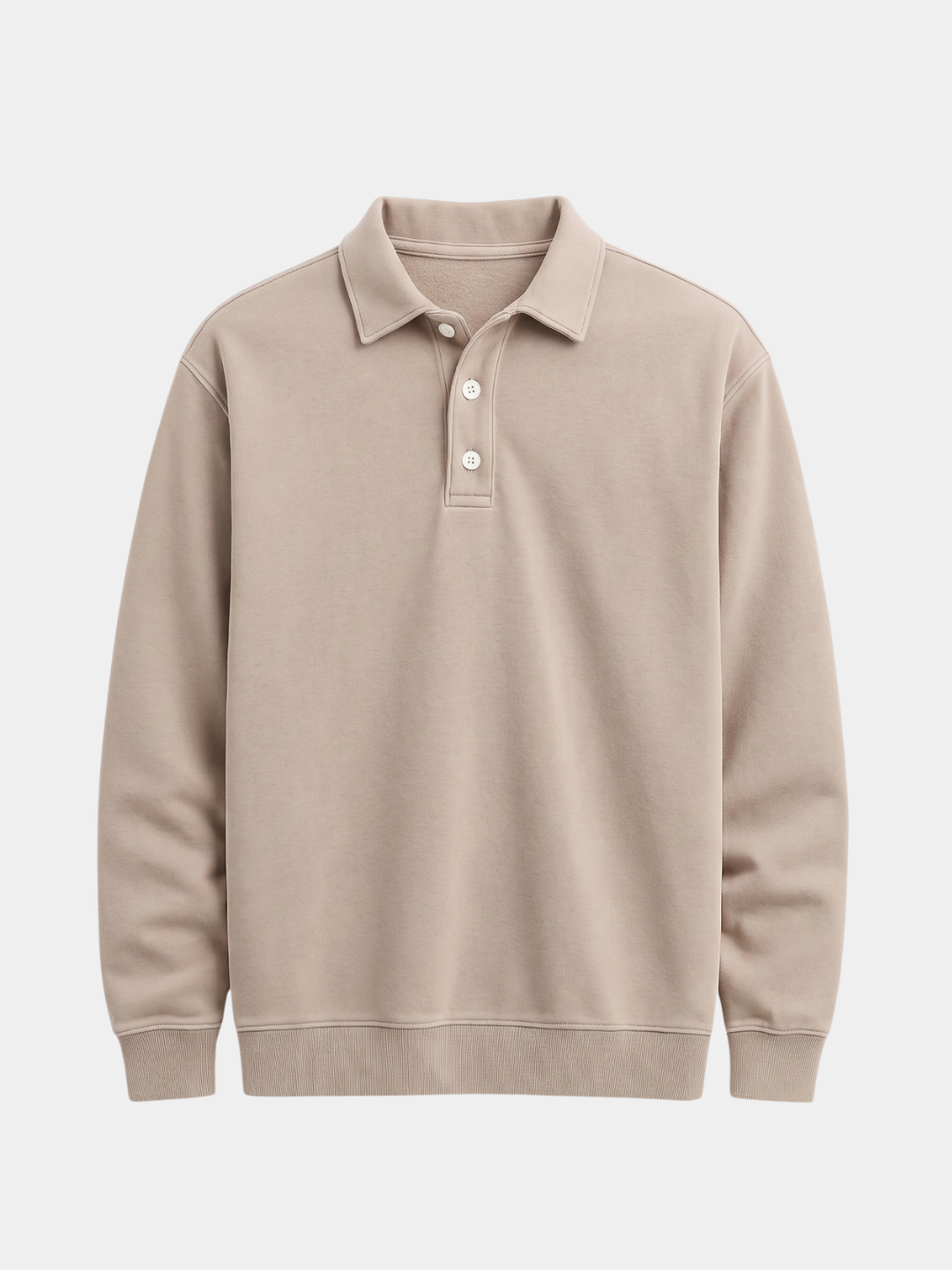 Canyon Mist Long Sleeve Polo Shirt – Cross & Crown