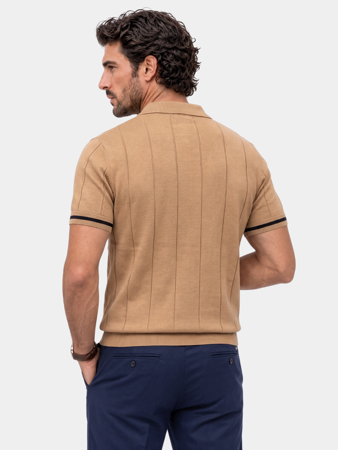 Royal Zip Polo – Cross & Crown