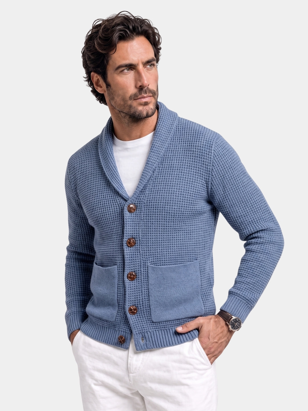 Sophisticated Winter Wool Cardigan -