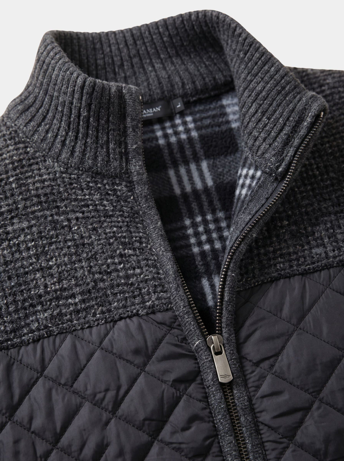 Vertex Diamond-Panel Jacket –