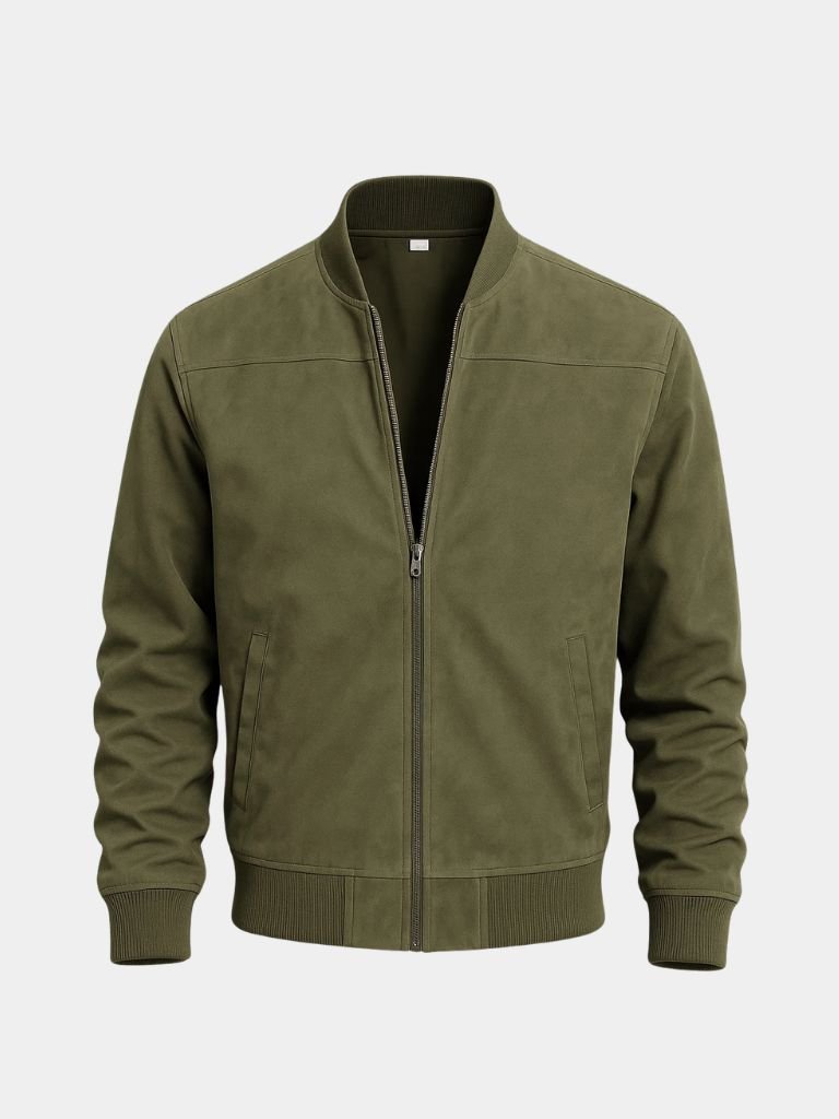Ashwood Bomber Suede Jacket – Cross & Crown