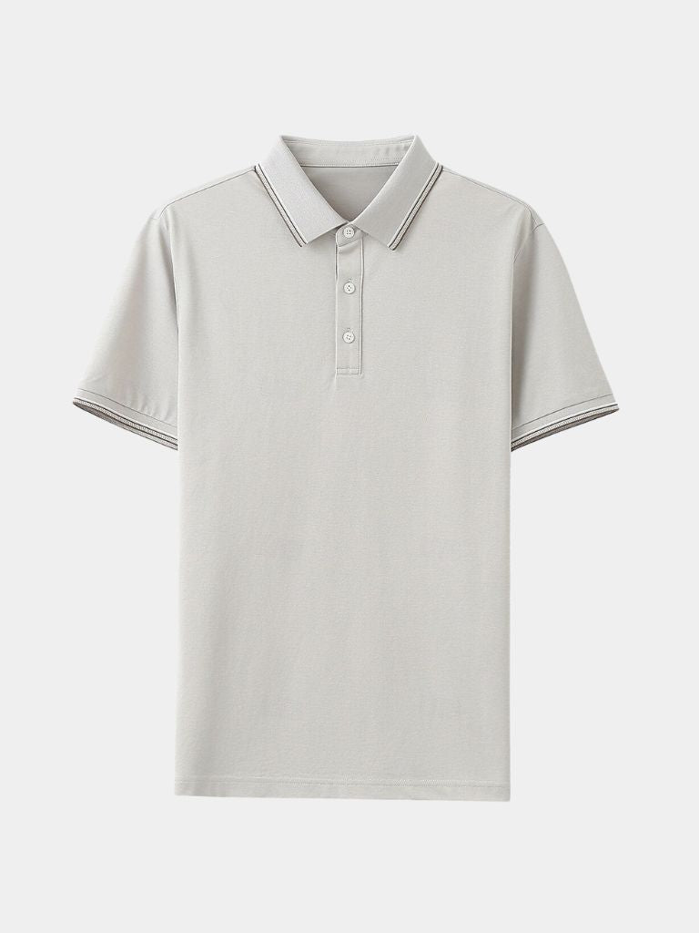 Azure Classic Polo – Cross & Crown