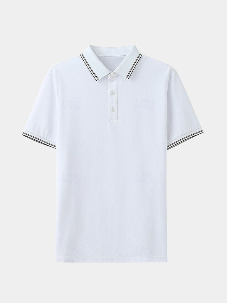 Azure Classic Polo – Cross & Crown