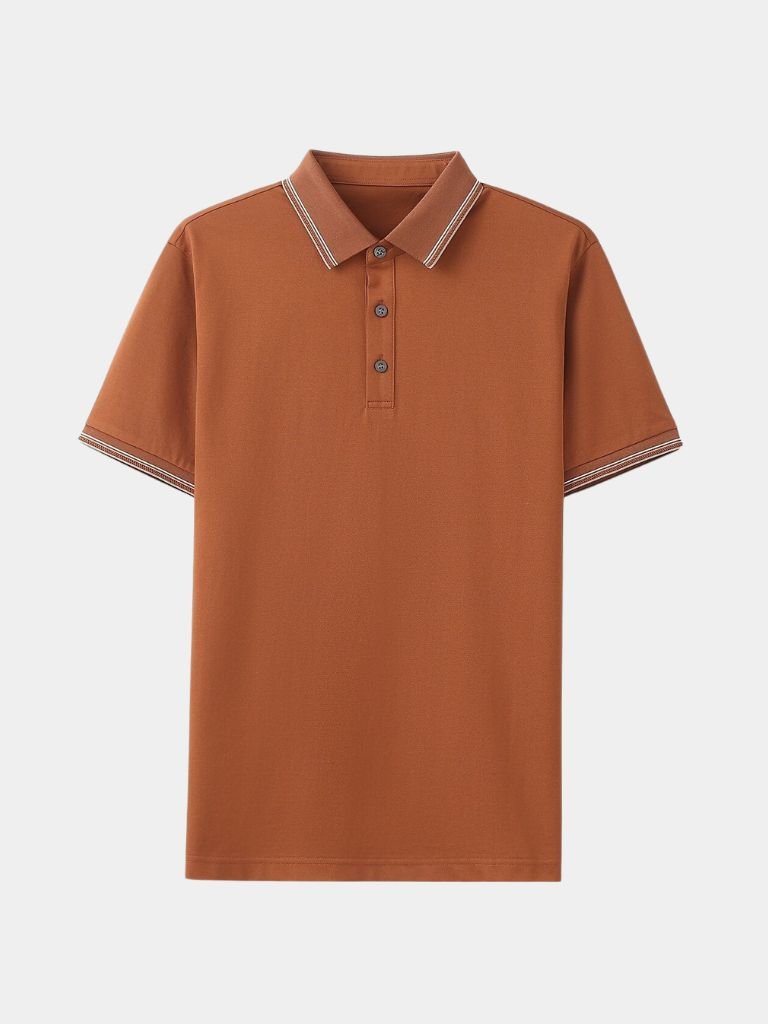 Azure Classic Polo – Cross & Crown