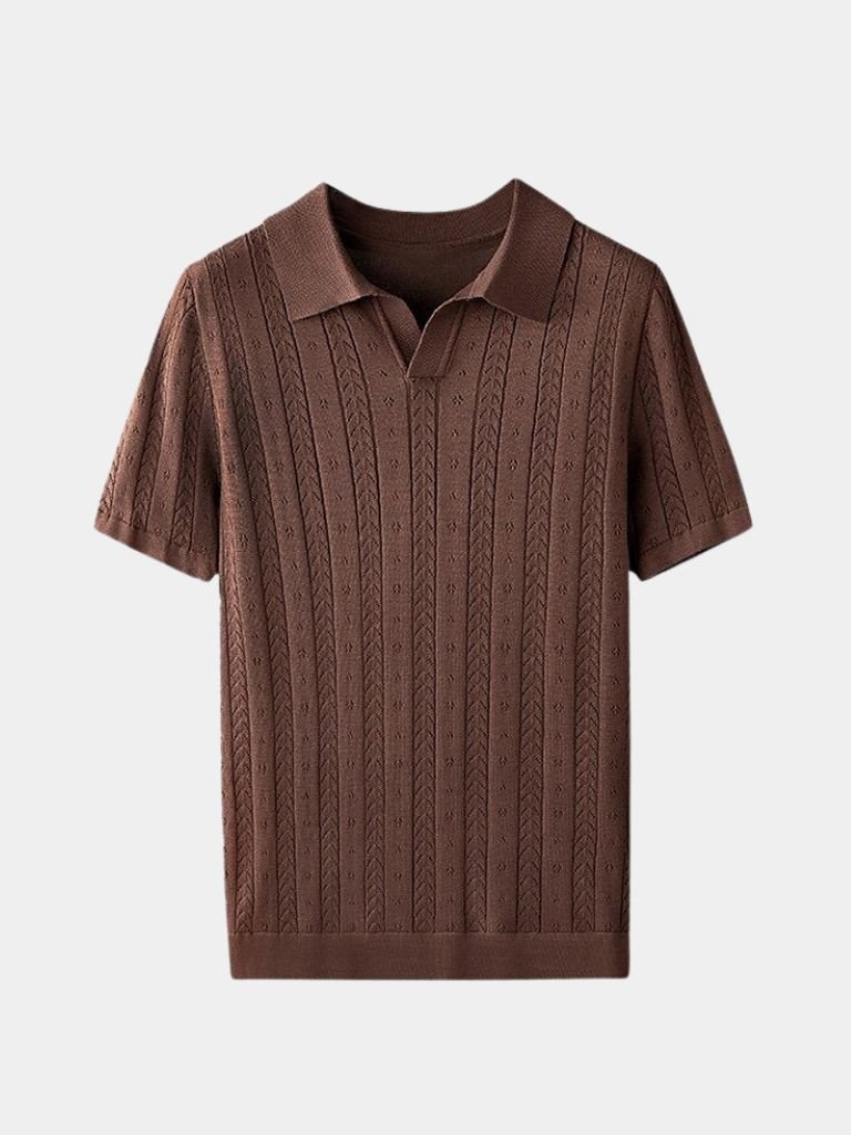 Classic Fit Business Polo Shirt - Cross & Crown