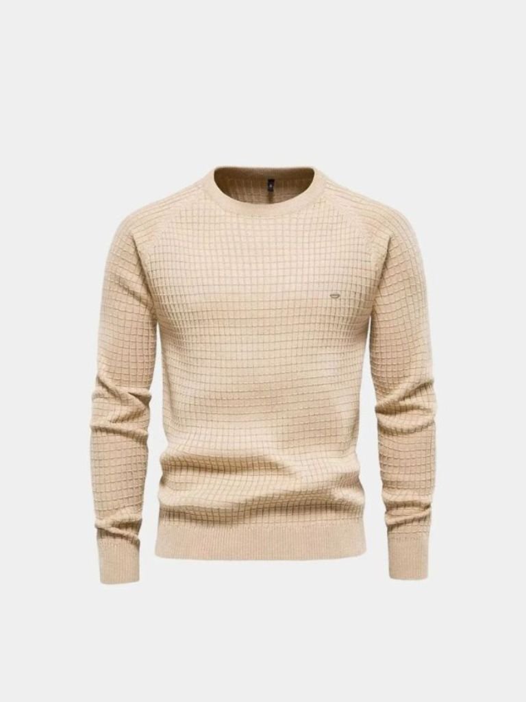 Crew Neck Knitwear Jumper Sweater -Nikiam