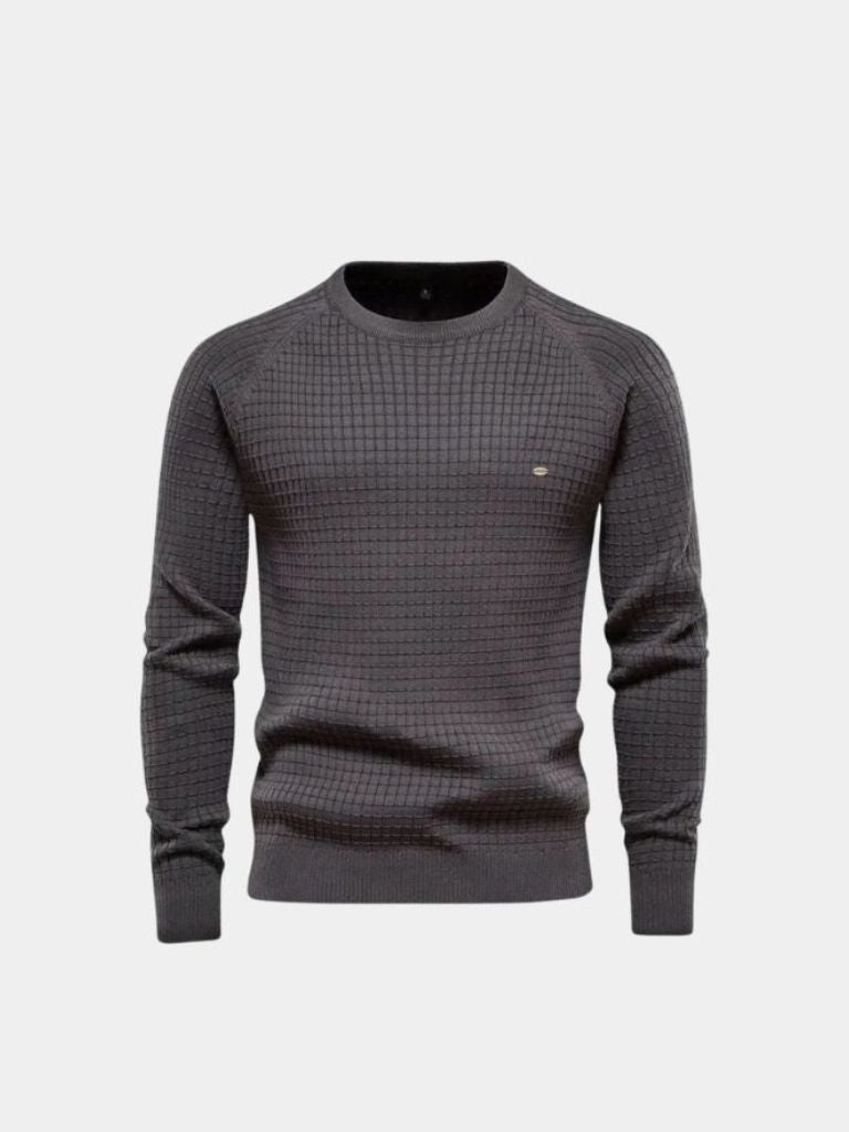 Crew Neck Knitwear Jumper Sweater -Nikiam