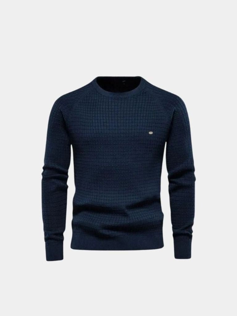 Crew Neck Knitwear Jumper Sweater -Nikiam