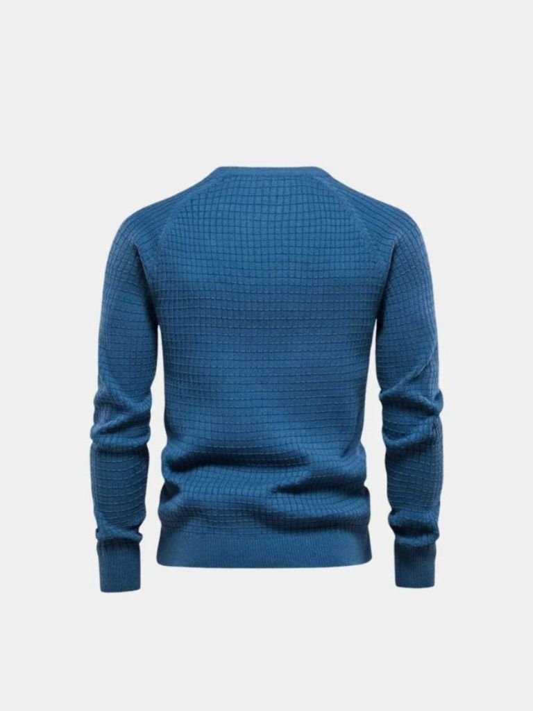 Crew Neck Knitwear Jumper Sweater -Nikiam