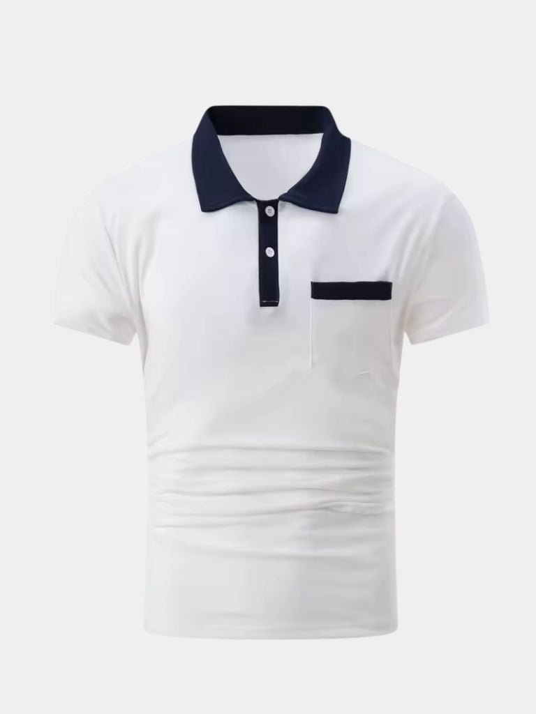 Elegant Golf Polo Shirt - Cross & Crown