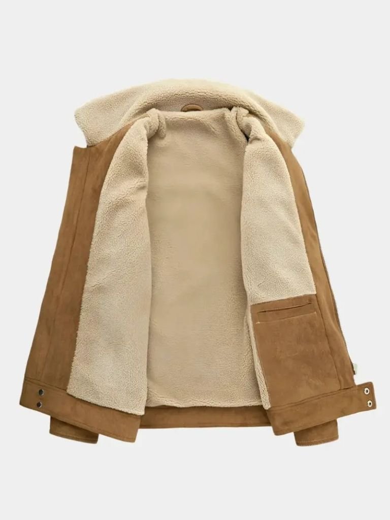 Essential Fleece Suede Jacket -