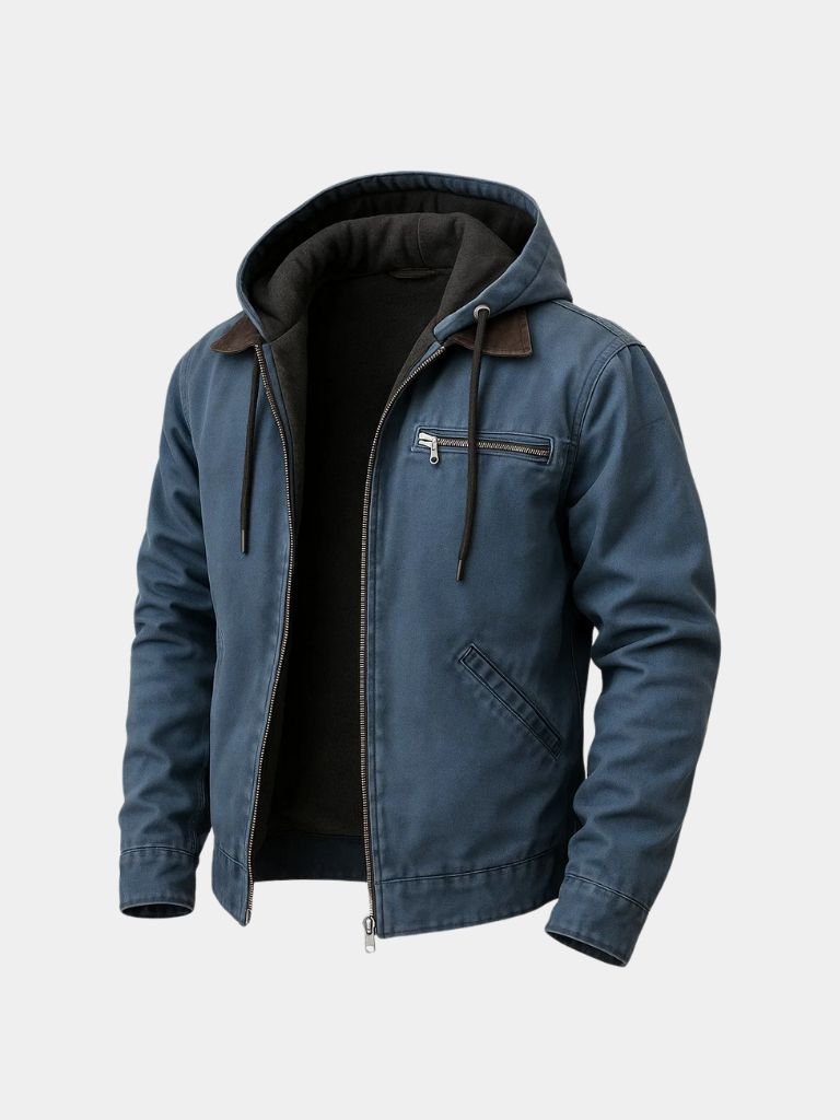 Essential Hooded Work Jacket - Cross & Crown