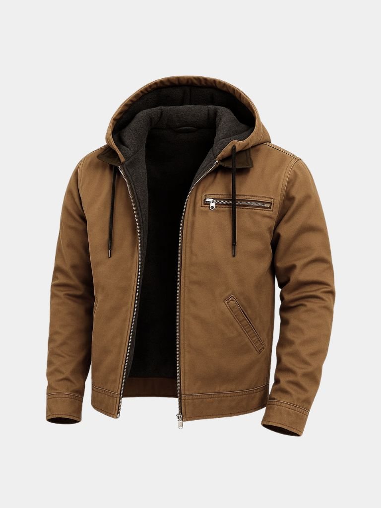 Essential Hooded Work Jacket - Cross & Crown