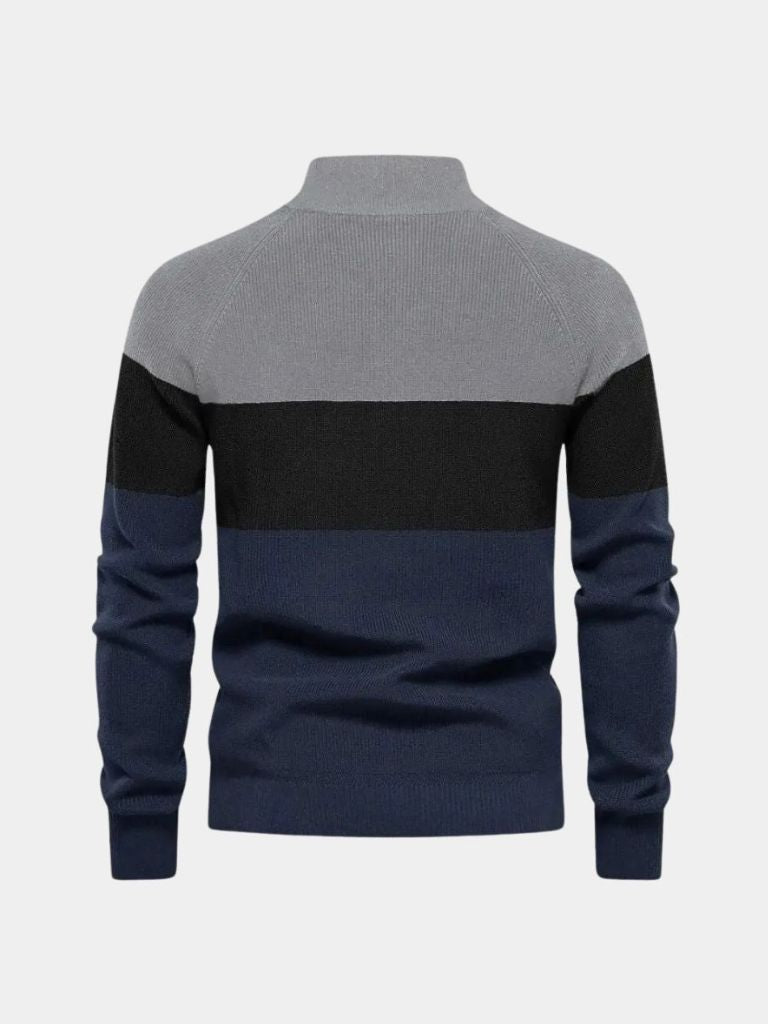 Essential Knit Zipper Sweater -