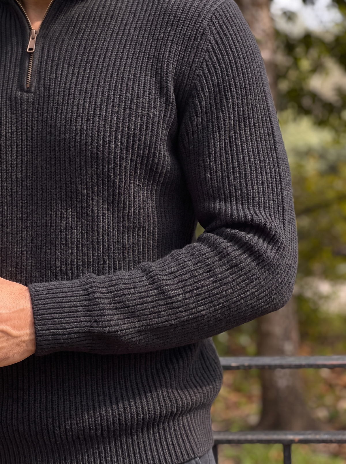 Classic Highland Quarter-Zip Sweater -