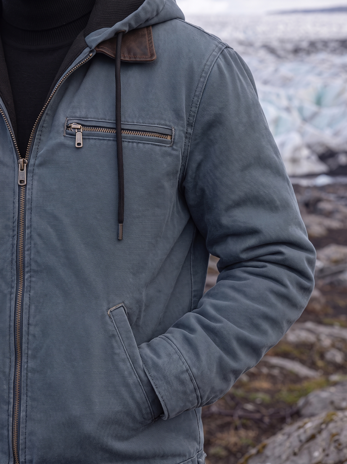 Essential Hooded Work Jacket - Cross & Crown