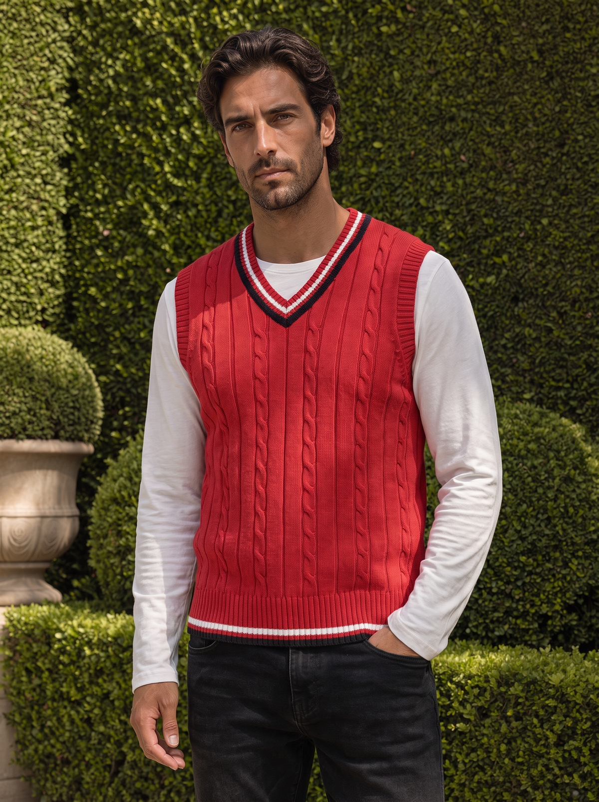 Old Money Essential Knit Vest -