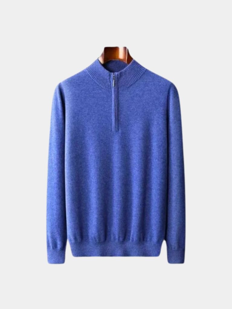 Merino Half Zip Sweater -Nikiam