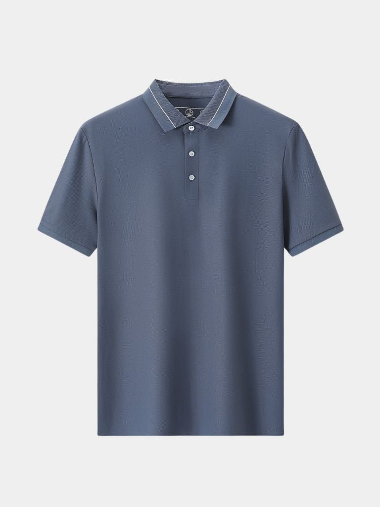 Steel Gray Polo – Cross & Crown