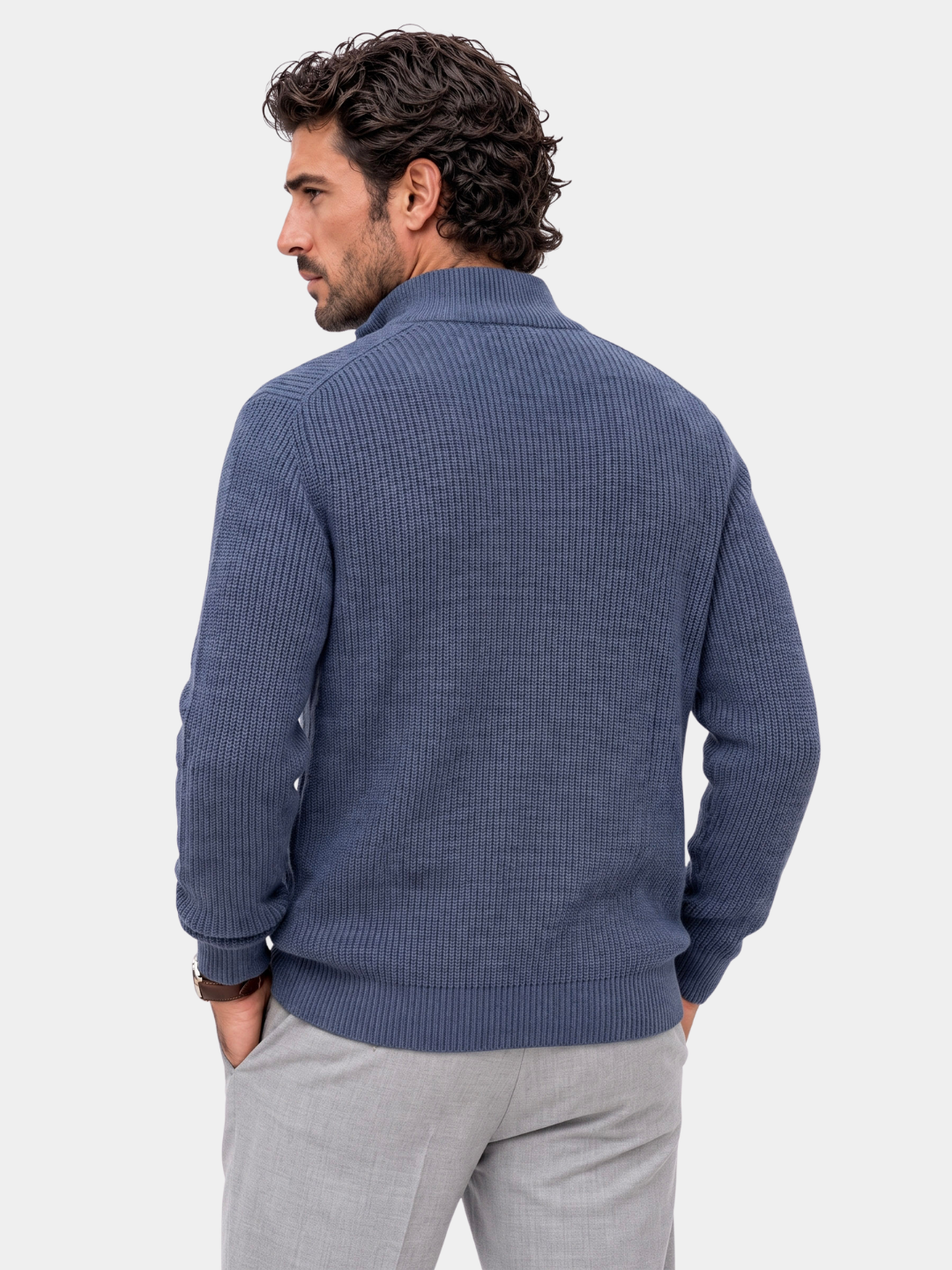 Classic Highland Quarter-Zip Sweater -