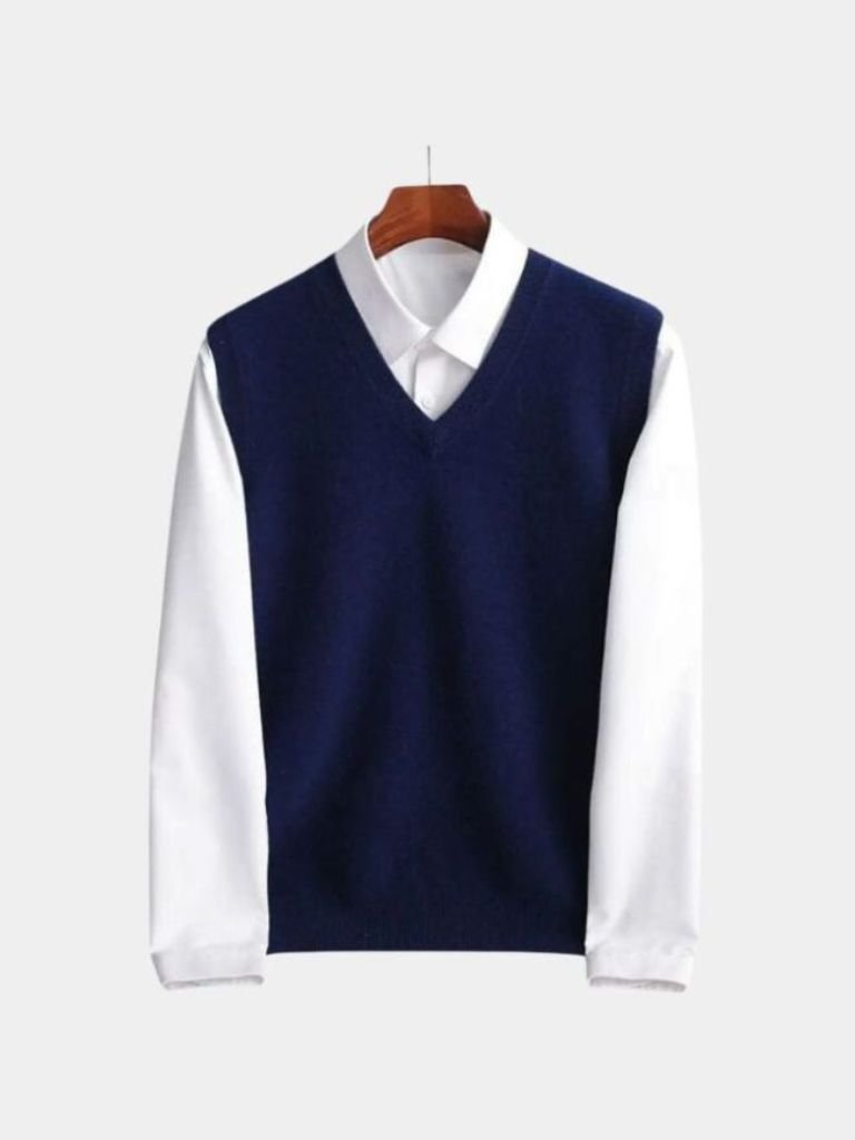 100% Merino Wool Sweater Vest -
