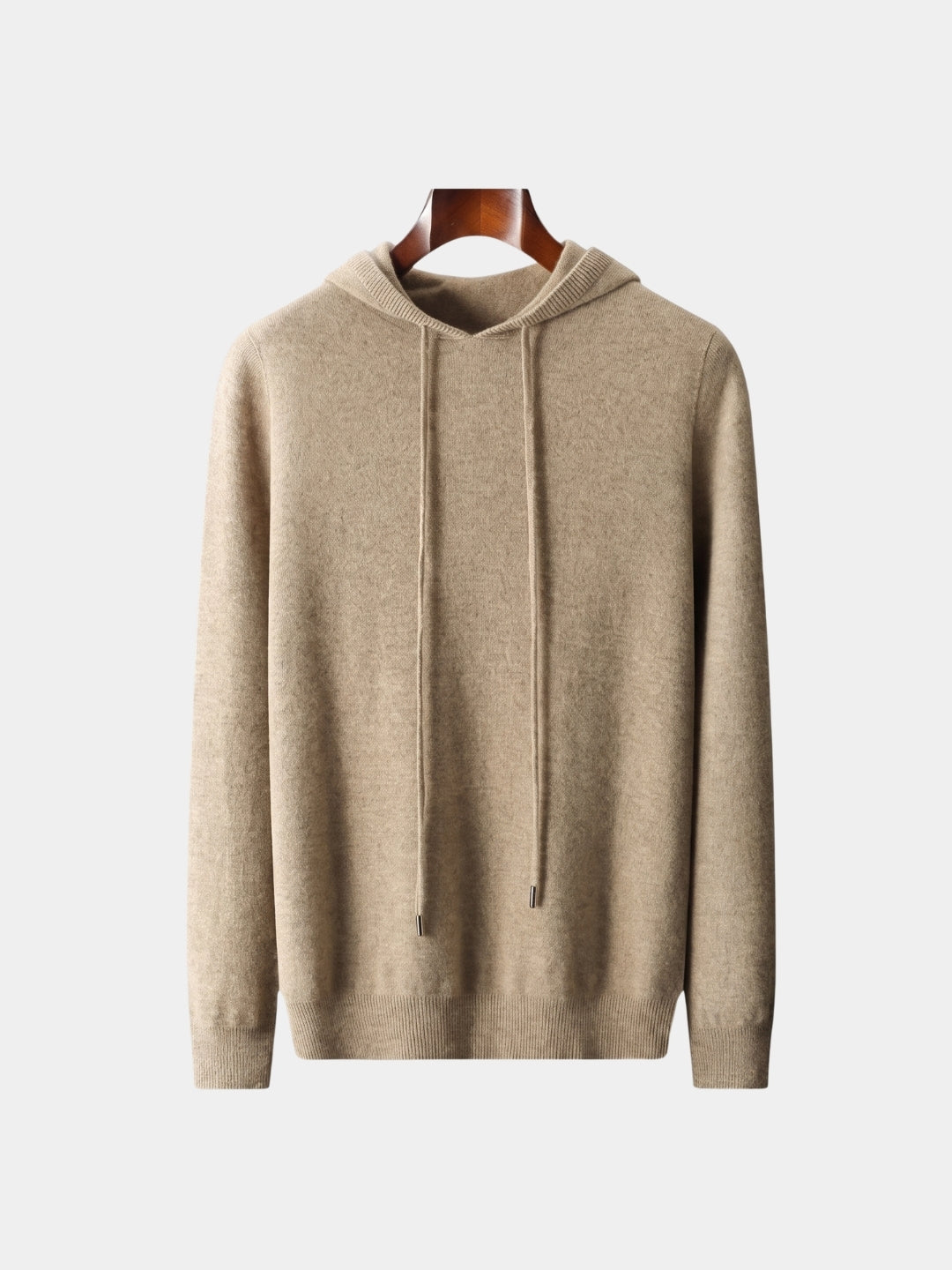 100% Cashmere Hooded Sweater - Cross & Crown