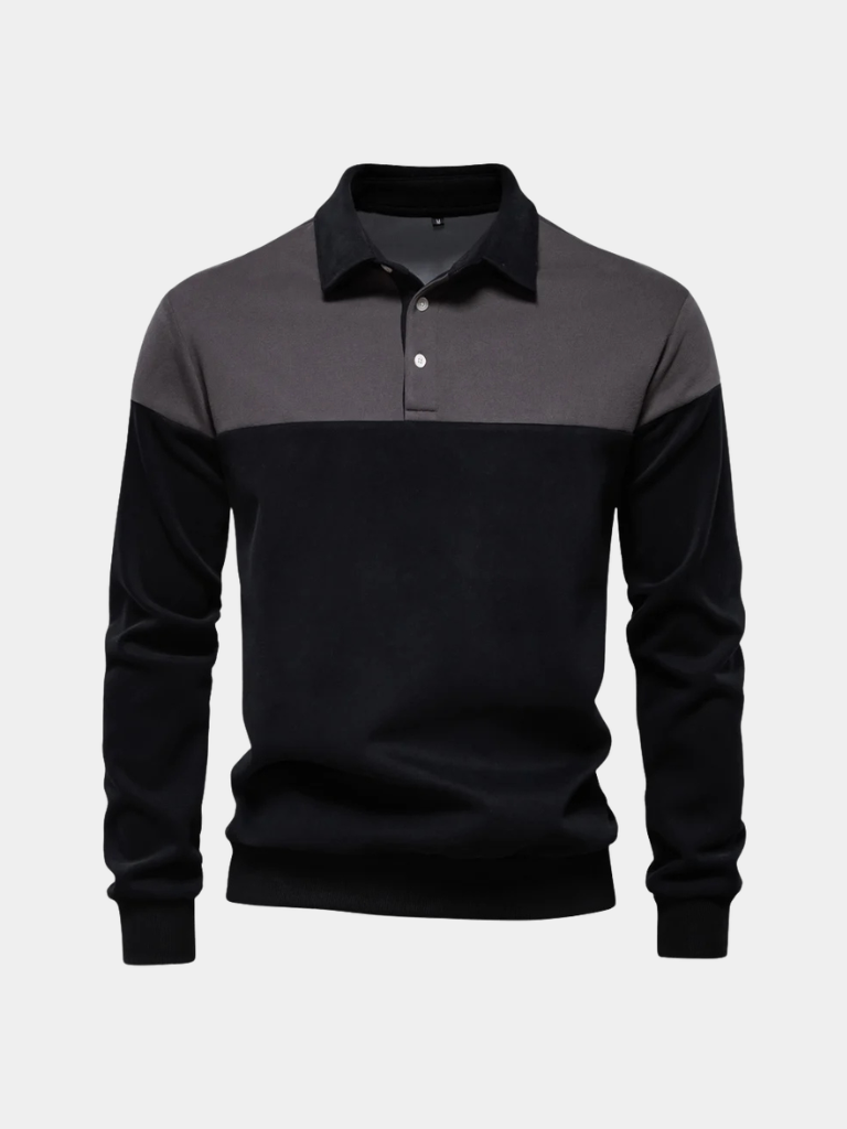 Alpine Zip-Neck Polo Pullover -